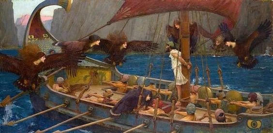 “Ulysses and the Sirens” John William Waterhouse